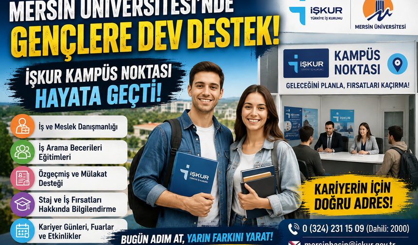 Mersin Üniversitesi’nde Gençlere Büyük Destek