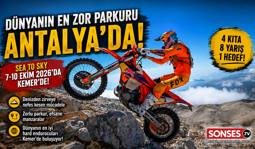 Sea to Sky, dünyanın önde gelen Hard Enduro sporcularını Kemer'de ağırlayacak