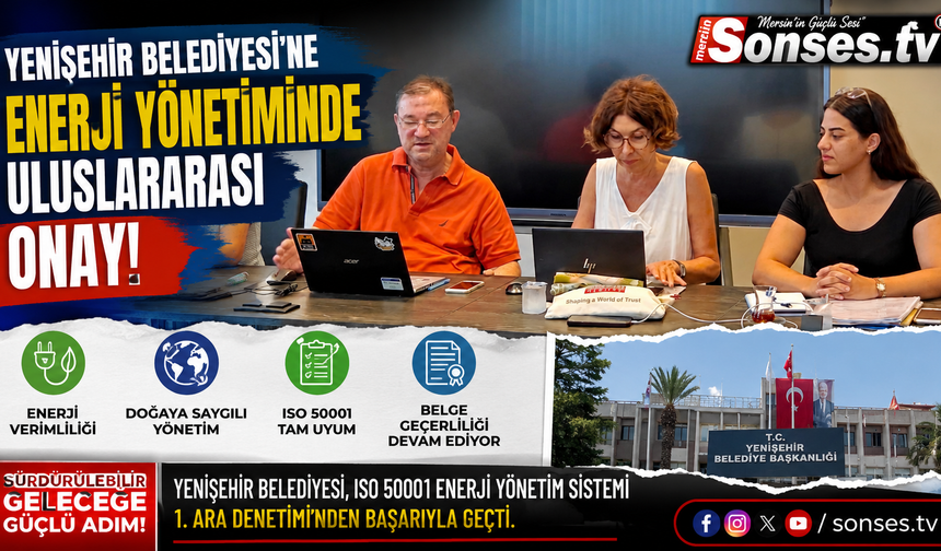 Yenişehir Belediyesi’ne enerji yönetiminde onay