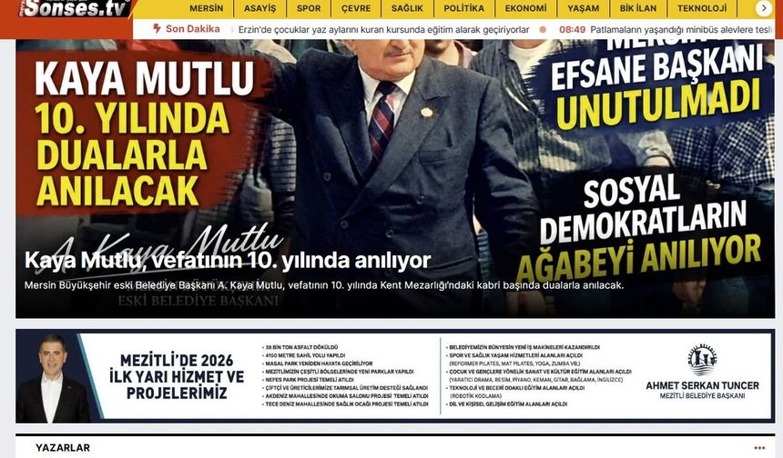 MEZİTLİ'DE 2026 İLK YARI HİZMET VE PROJELERİMİZ İLANI