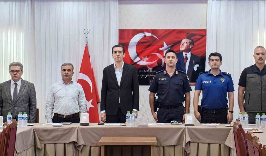 Bozyazı'da okul güvenlik tedbirleri değerlendirildi
