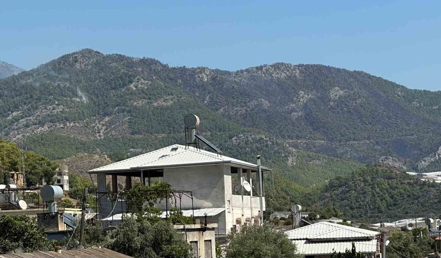 Bozyazı'daki orman yangını kontrol altına alındı