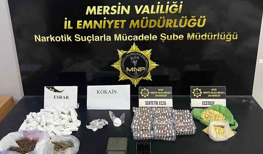Mersin'de uyuşturucu operasyonları: 5 tutuklama