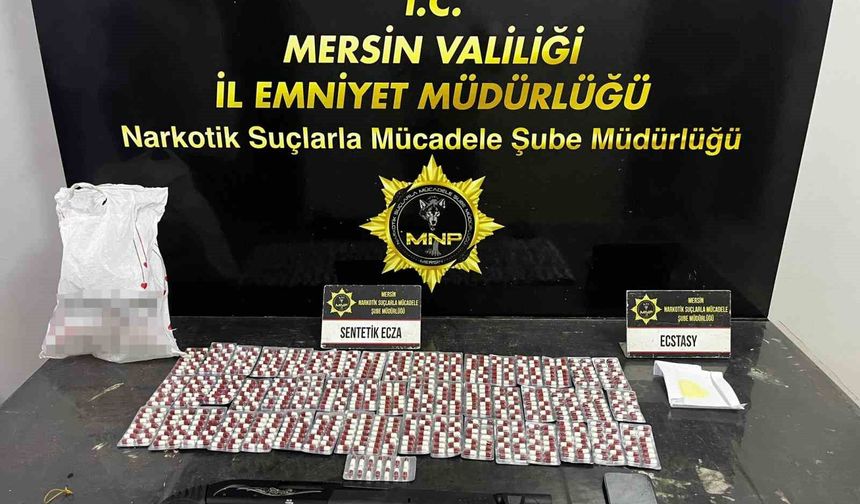 Mersin'de uyuşturucu operasyonu: 2 tutuklama
