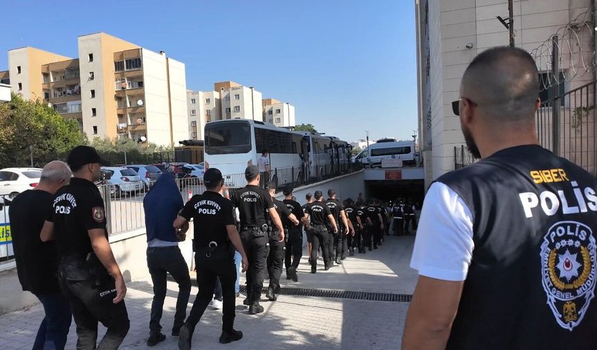 Mersin'deki 7 milyar 640 milyon TL'lik yasa dışı bahis operasyonunda 30 tutuklama