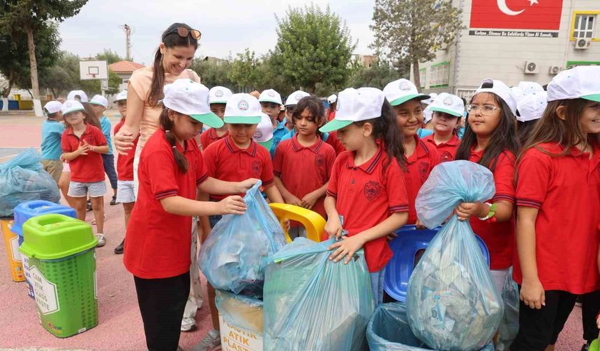 Minik öğrencilerden sıfır atık farkındalığı