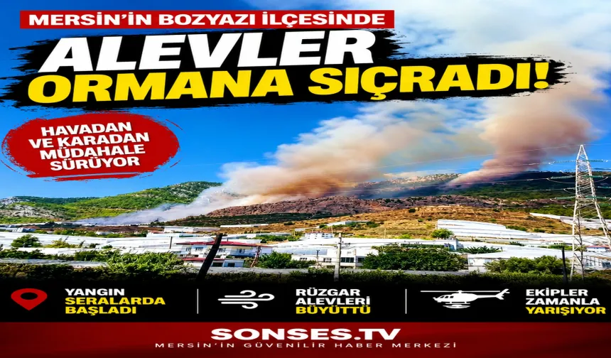 Bozyazı’da yangın kontrolden mi çıkıyor?