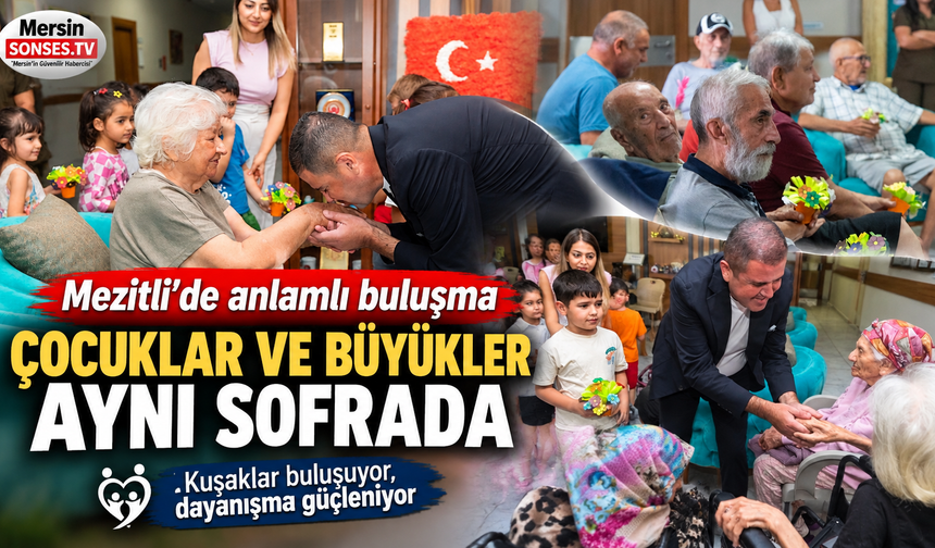 Mezitli’de çocuklar ve büyükler buluştu