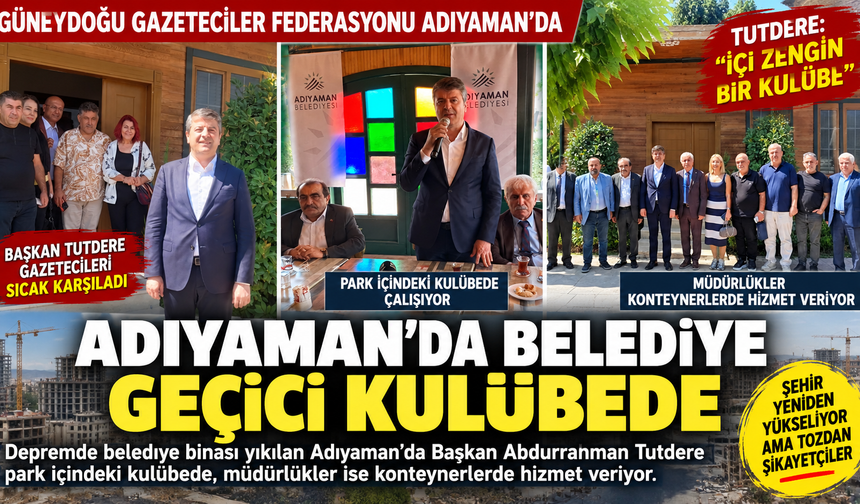 Tutdere’nin makamı park içindeki kulübede