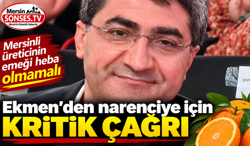 Ekmen’den narenciye sezonu öncesi kritik çağrı