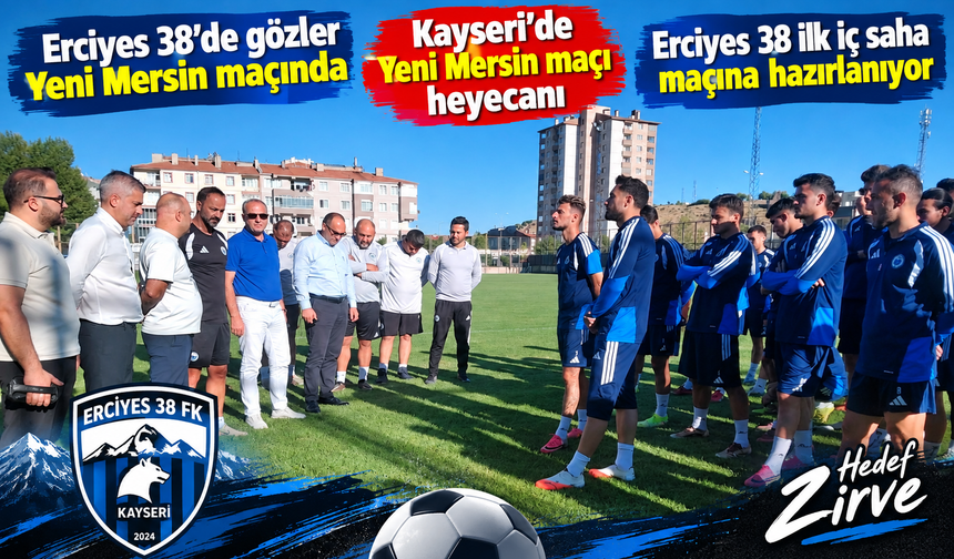 Erciyes 38’den Yeni Mersin maçı hazırlığı