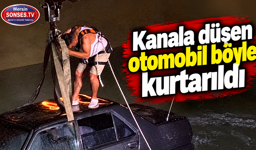 Vince bağlandı, otomobilin üzerine indi