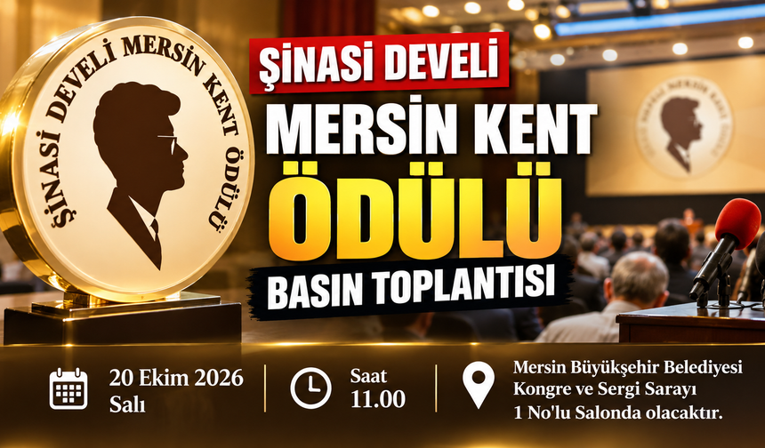 Şinasi Develi Ödülü için basın toplantısı