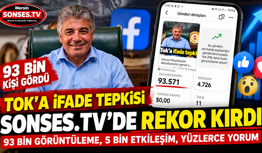 Olcay Tok haberi SONSES.TV’de 93 bini aştı