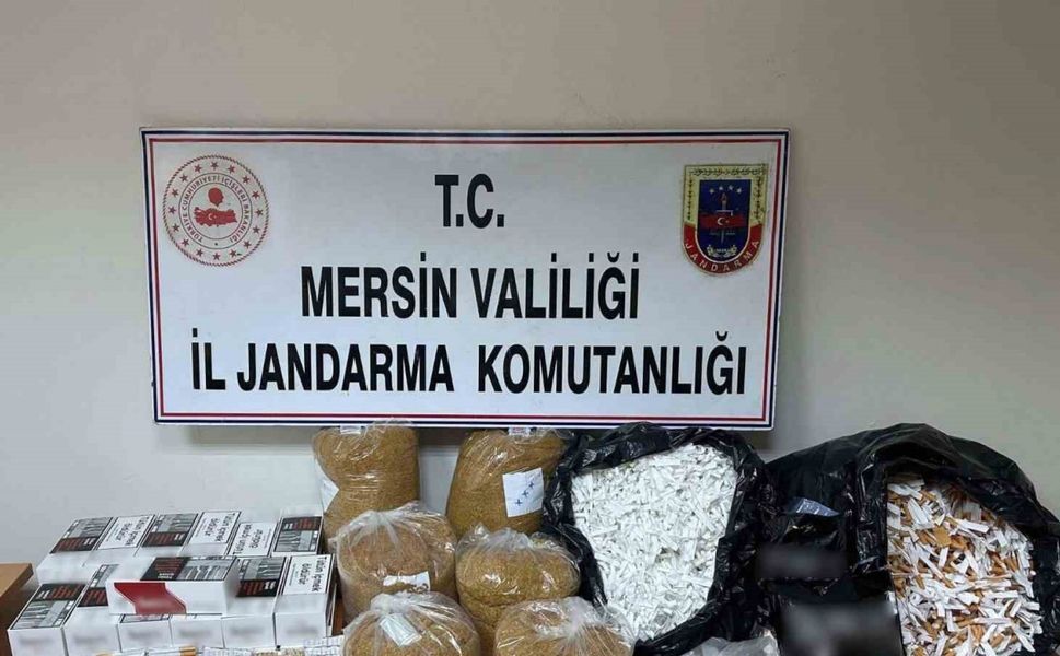 Mersin’de kaçak sigara ticareti yapan 3 şüpheli yakalandı