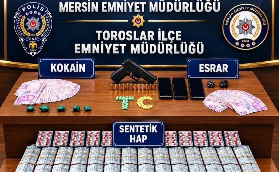 Mersin'de torbacı operasyonu: 4 tutuklama
