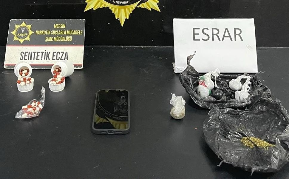 Mersin'de uyuşturucu operasyonu: 1 tutuklama