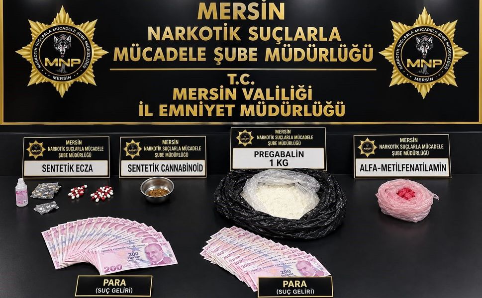 Mersin'de uyuşturucu operasyonu: 2 tutuklama