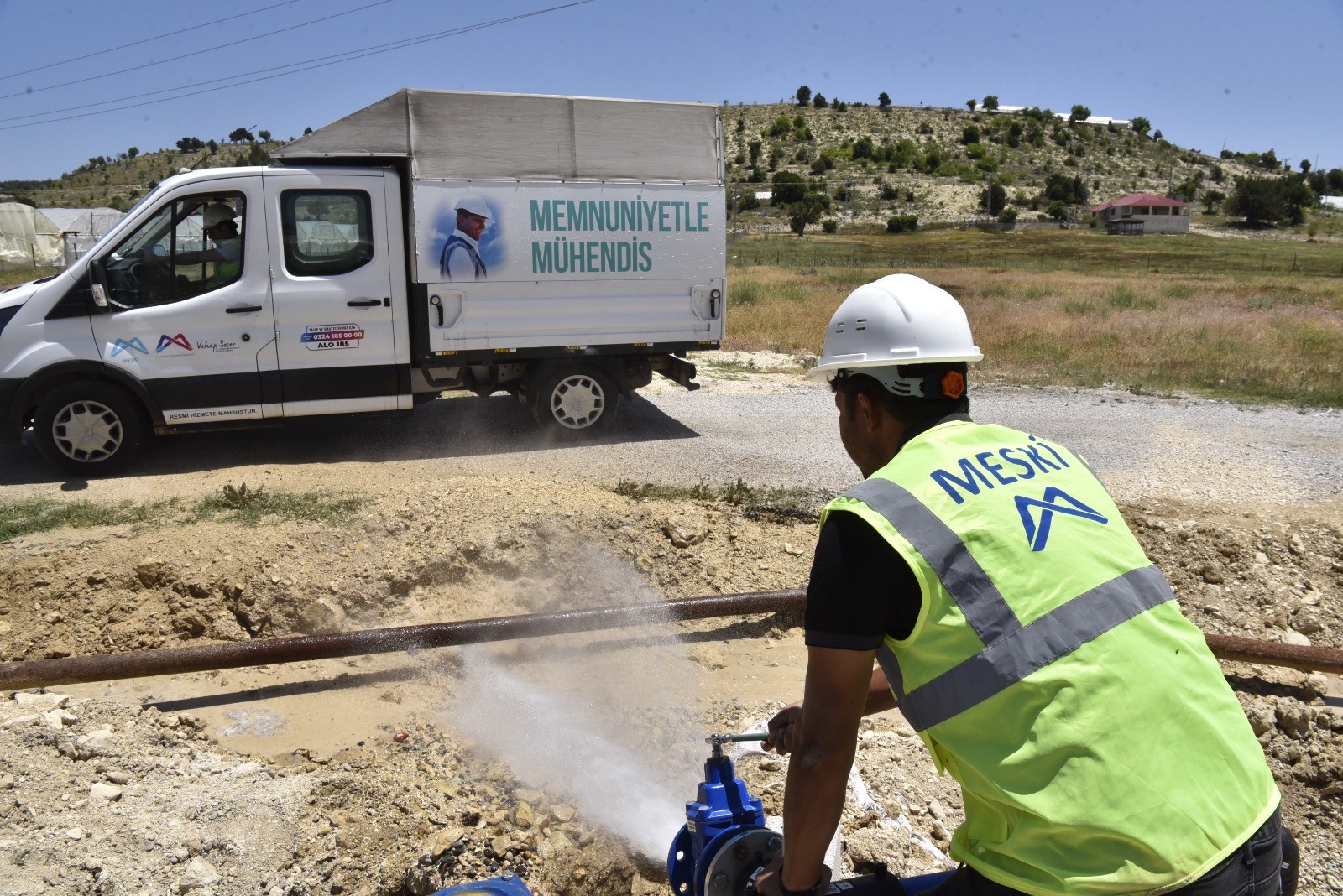 Thumbnail Meski̇, Güzeloluk Mahallesi̇’nde Su Temi̇ni̇ni̇ Güvence Altina Aldi (2)