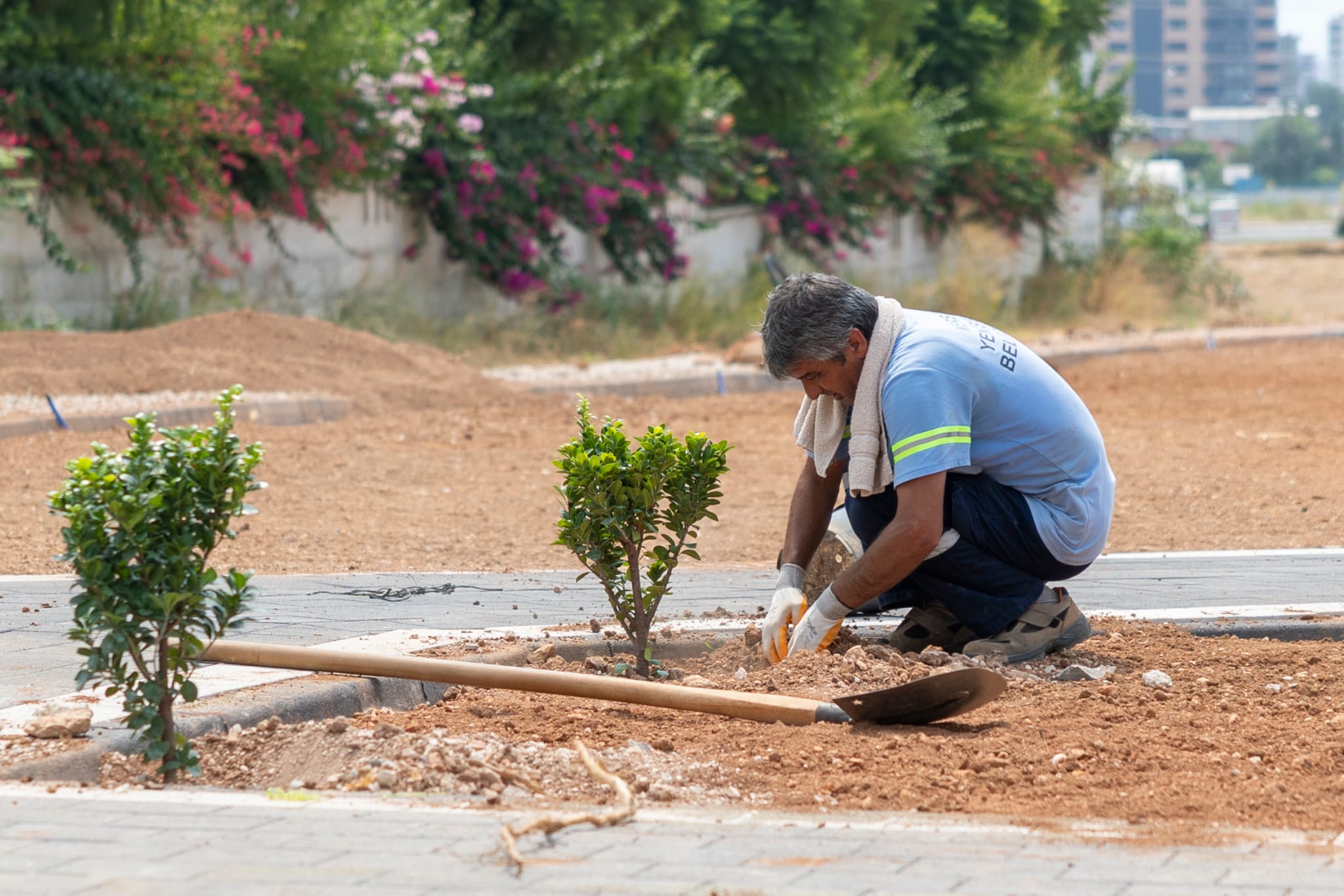 Yenişehir Belediyesi Kenti Yeşillendirmeye Devam Ediyor (2)