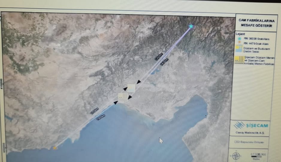 Cam Sanayi Fabrikasi Atiklari Mersinin Cennet Kosesinde Depolanacak