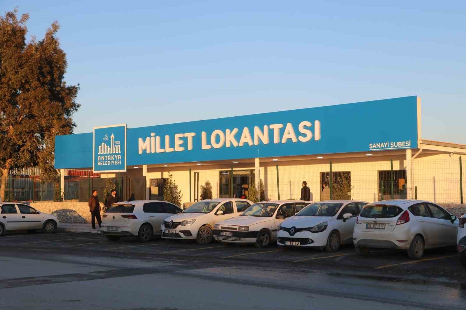 Antakya Belediyesi Millet Lokantası sanayi şubesi hizmete açıldı