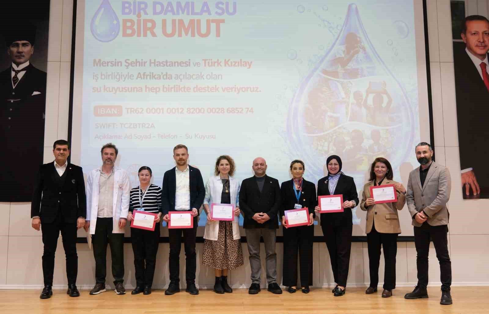 El emeği ürünler Afrika'da açılacak su kuyusuna umut oldu