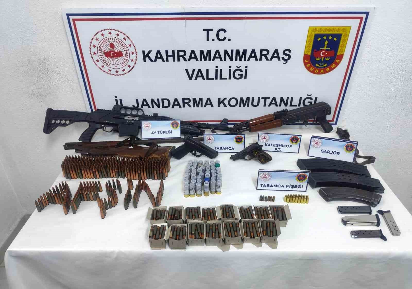 Kahramanmaraş'ta silah kaçakçılığı operasyonunda 1 tutuklama