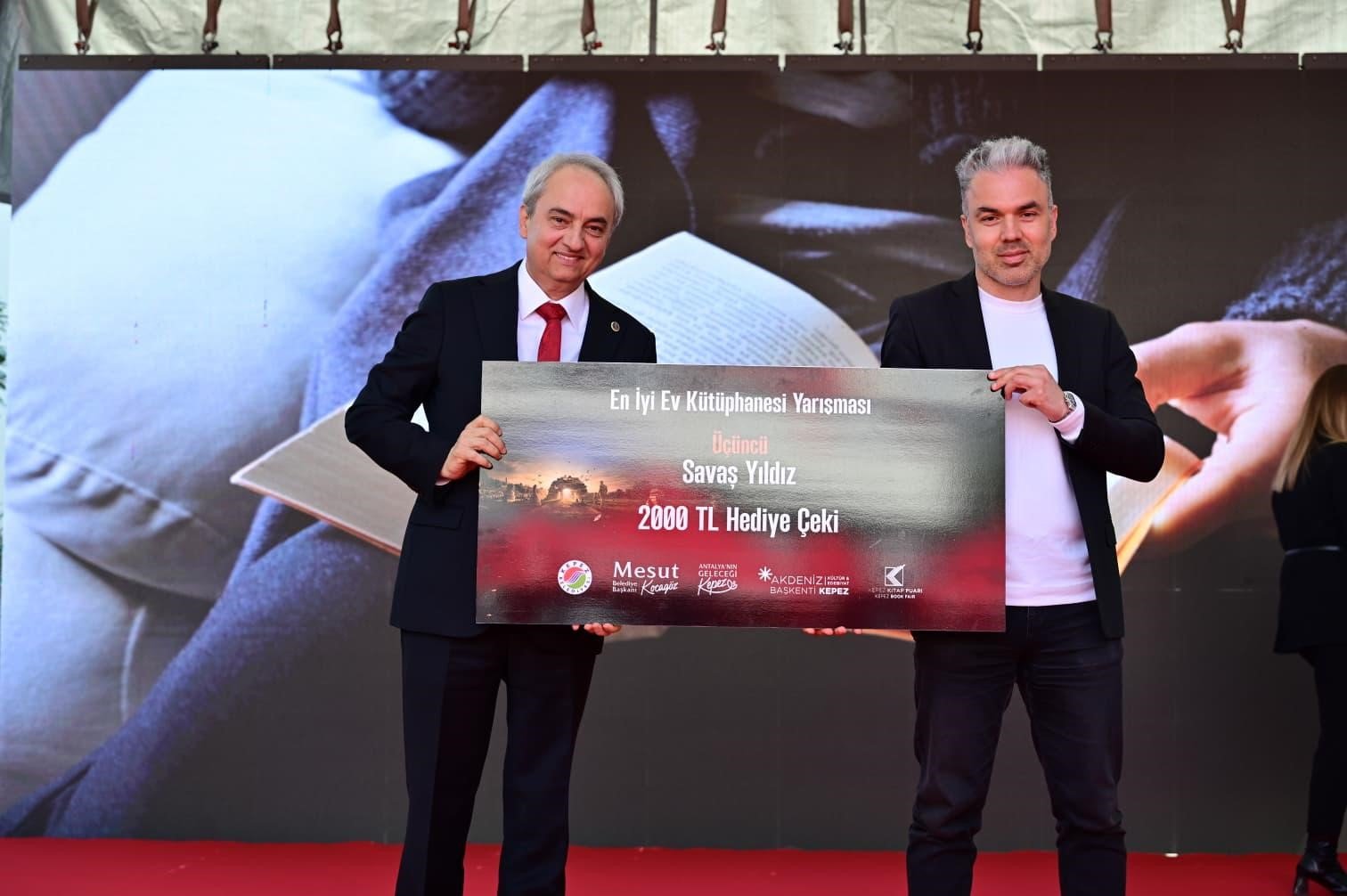 Kepez'de Antalya'nın en iyi ev kütüphaneleri ödüllendirildi