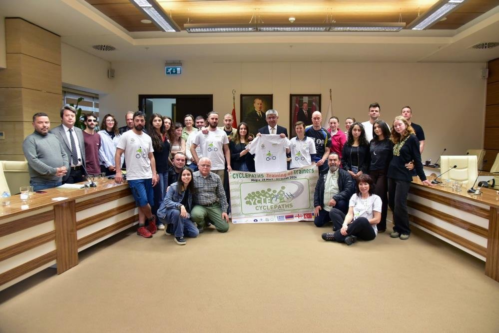 MSKÜ'de Erasmus Bisiklet Projesi Heyecanı