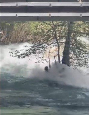 Tarsus’ta Nehirde Kaybolan Gencin Son Görüntüleri Çıktı