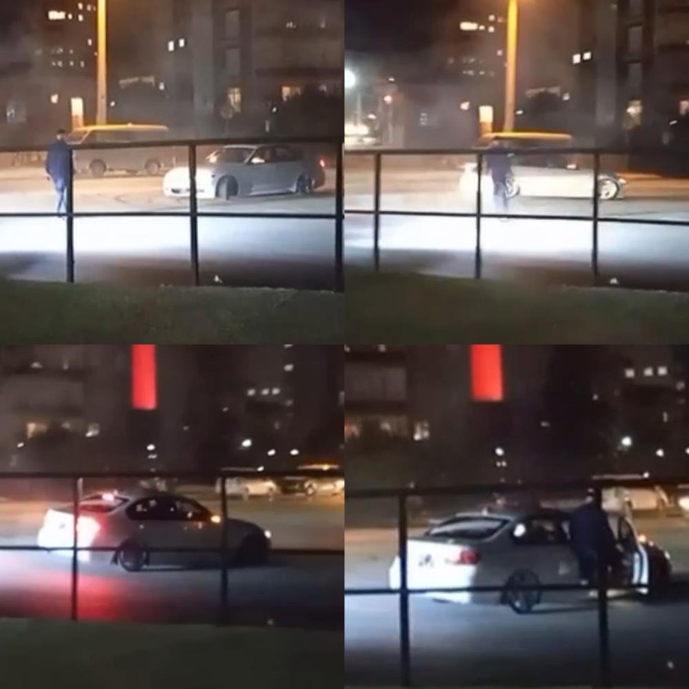 Mersin'de Drift Atan Sürücü Yakalanarak Gözaltına Alındı