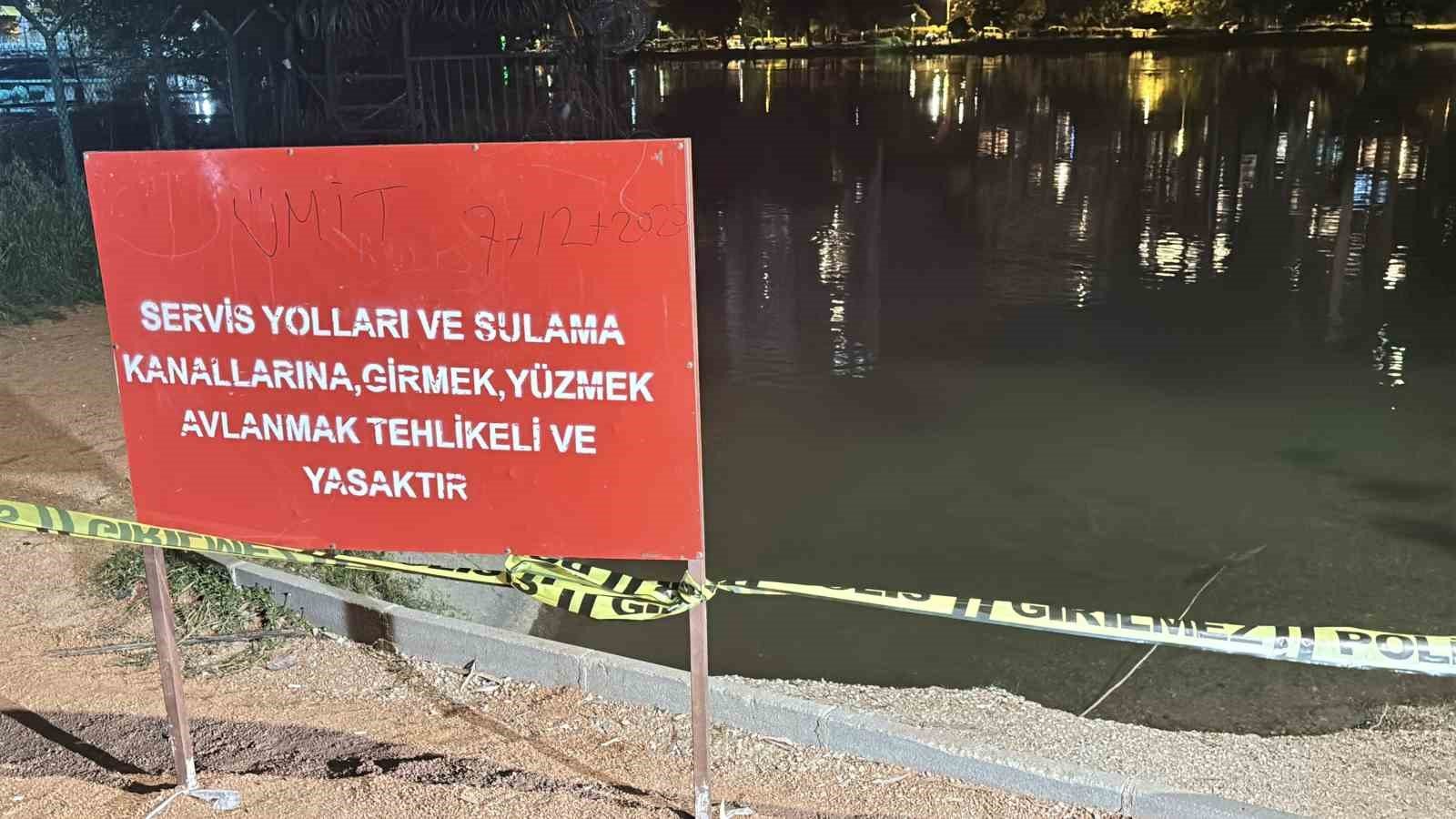 Adana'da nehre düşen genç hayatını kaybetti
