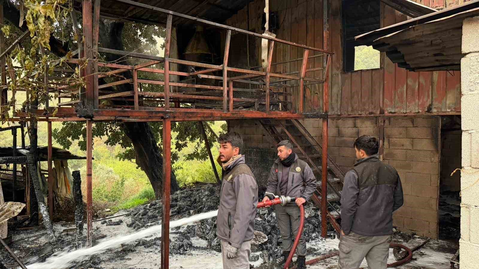 Alanya'da müstakil ev yangını korkuttu