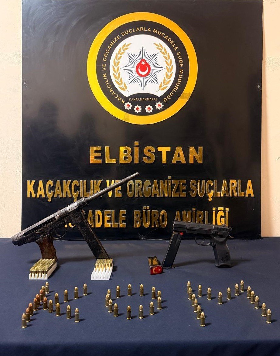 Kahramanmaraş'ta silah ve uyuşturucu operasyonu