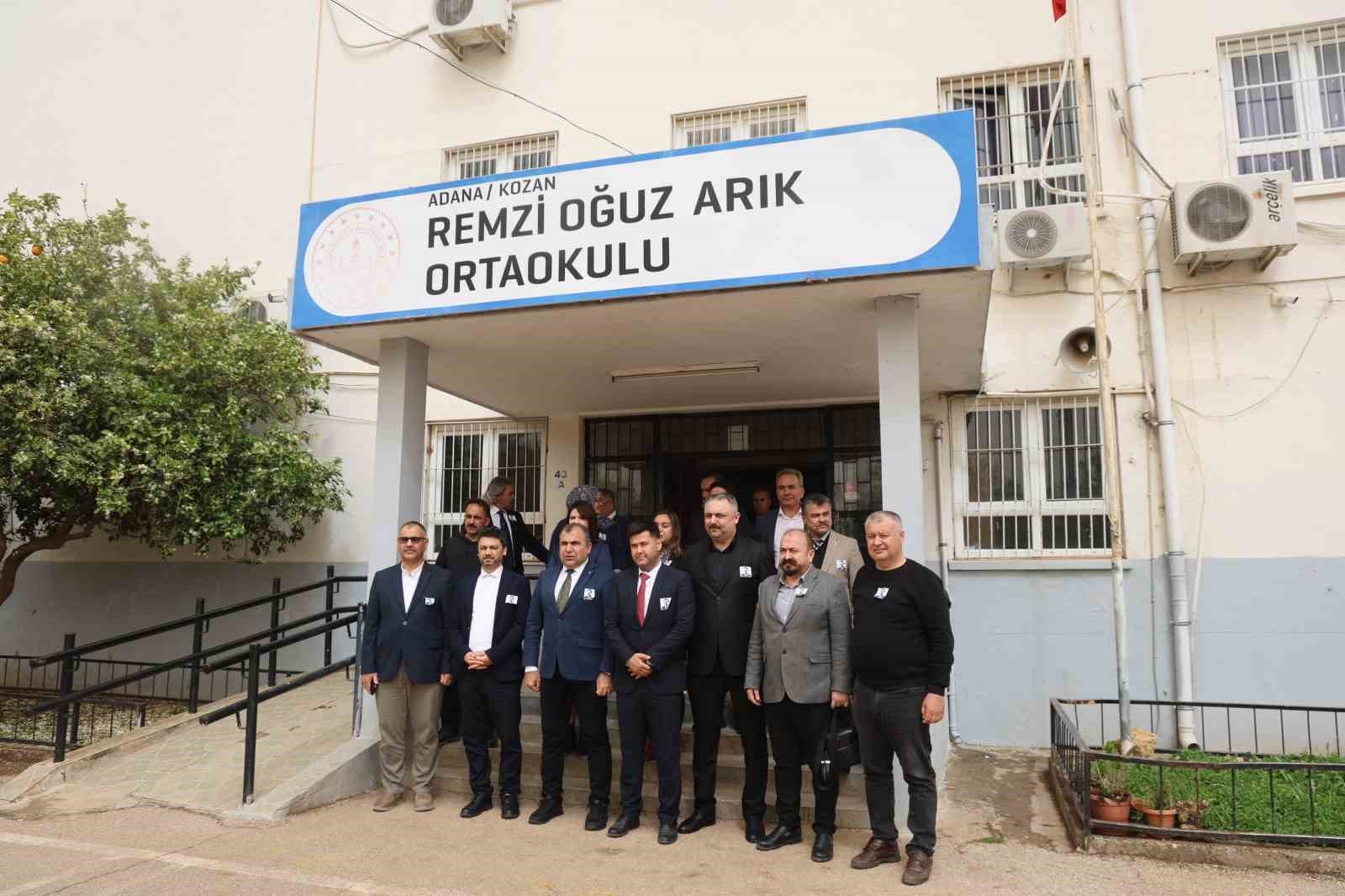 Kozanlı Prof. Dr. Remzi Oğuz Arık isminin verildiği okulda anıldı