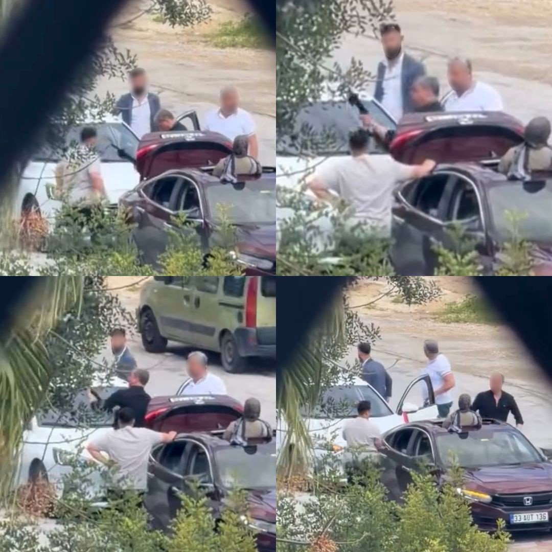 Mersin'de düğün konvoyunda havaya ateş açan şüpheli yakalandı