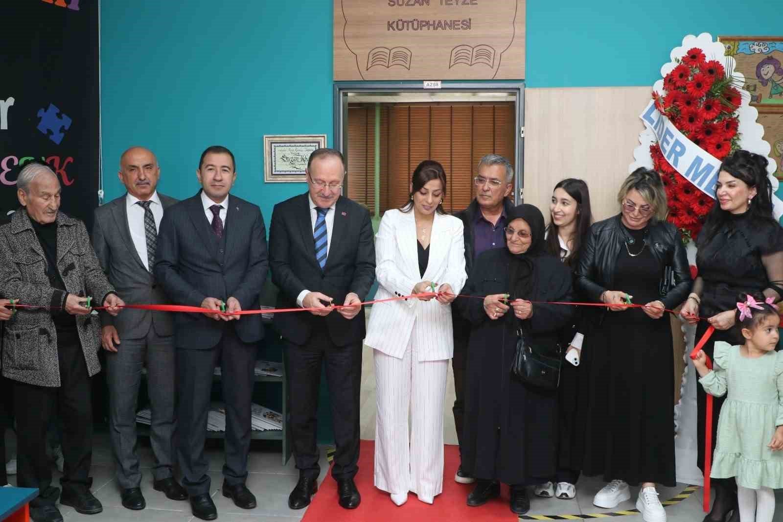 Suzan Teyze'nin adı Dede Korkut'ta kütüphaneye verildi