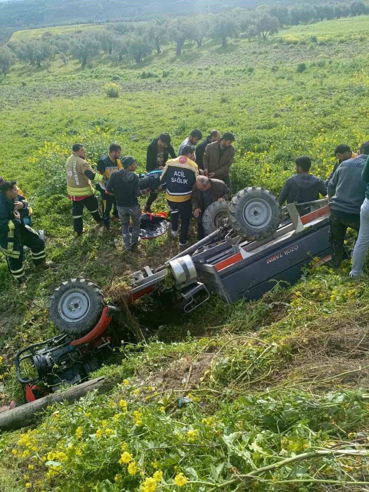 Takla atan patpatın sürücüsü yaralandı