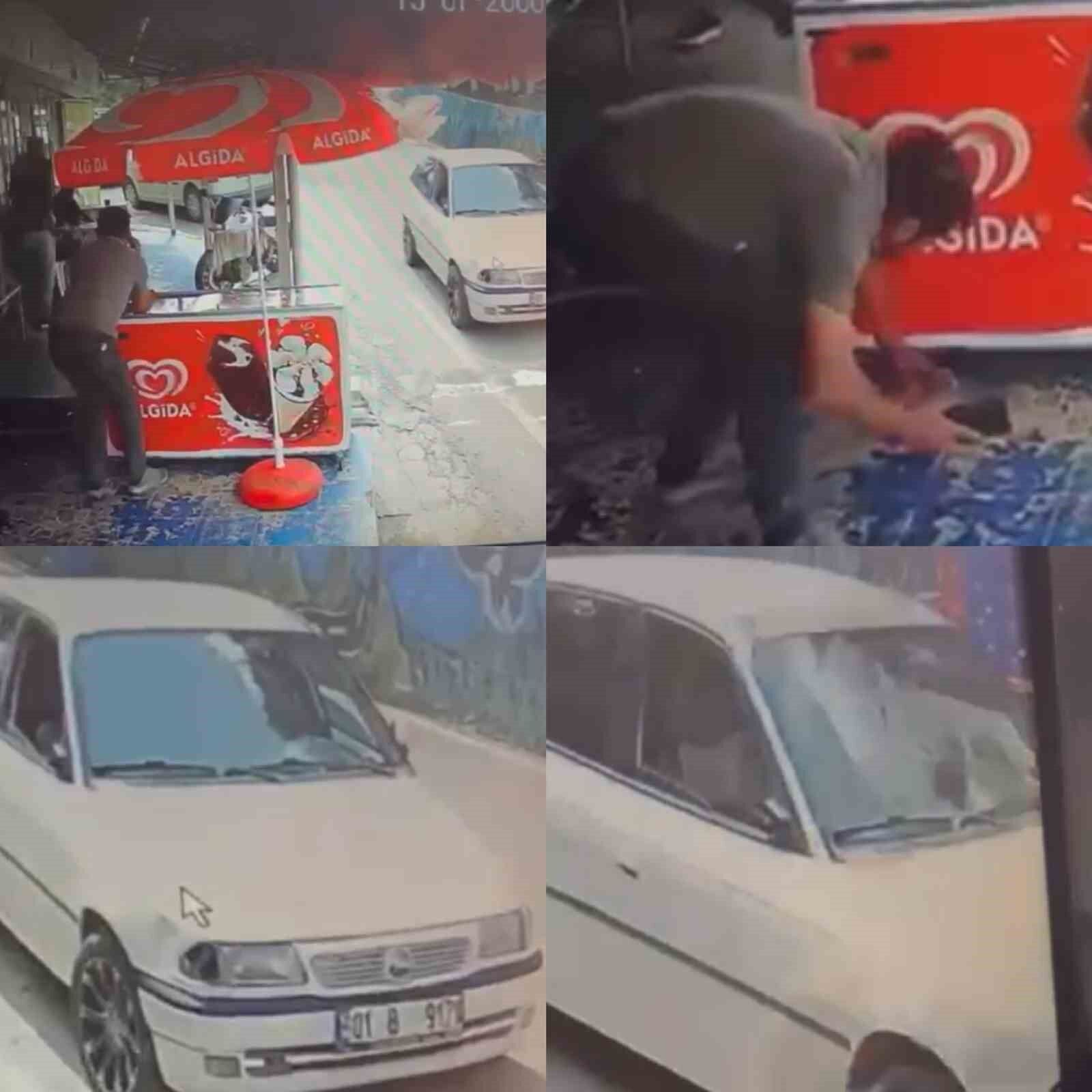 Mersin'de 4 kişinin öldüğü silahlı saldırı anı kamerada