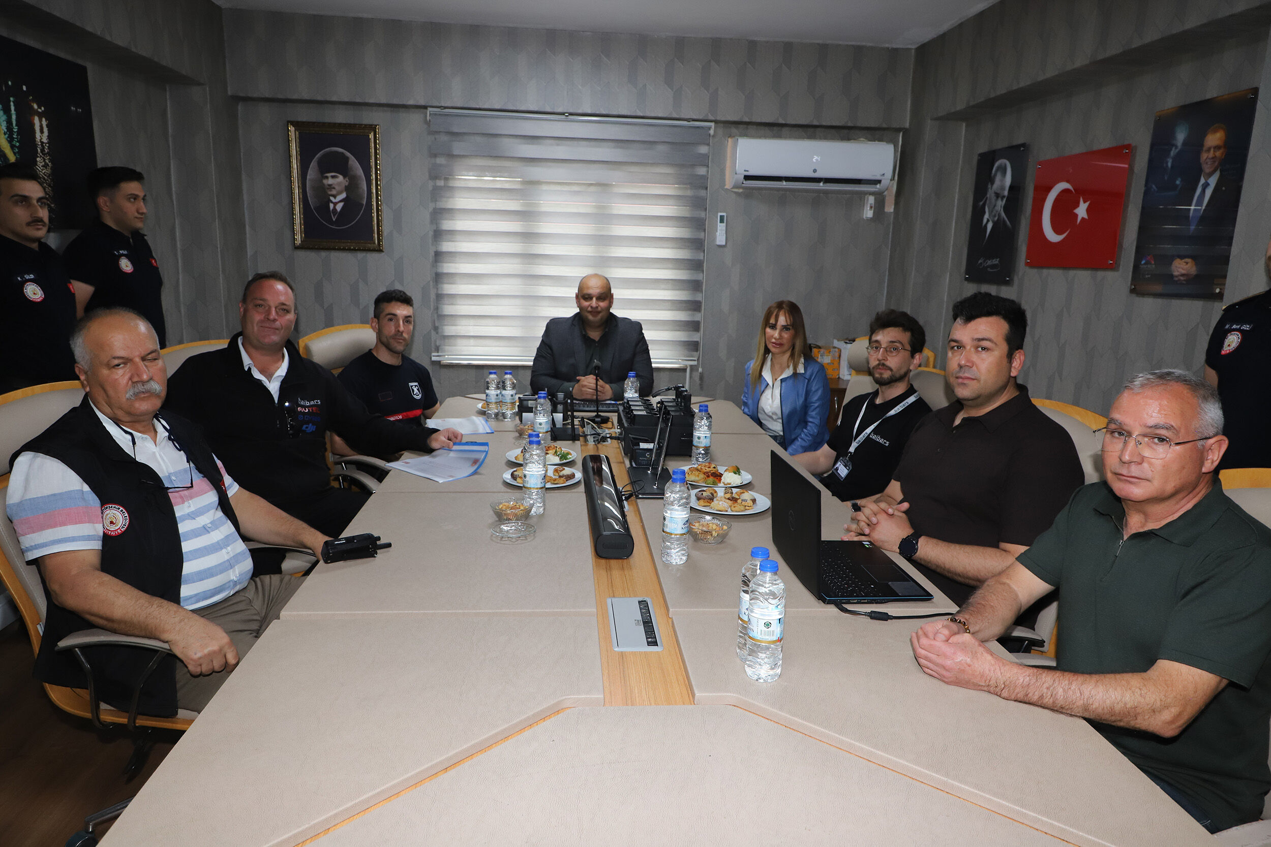 İspanyol İtfaiyeciler Mersin’in AKOM Sistemine Hayran Kaldı