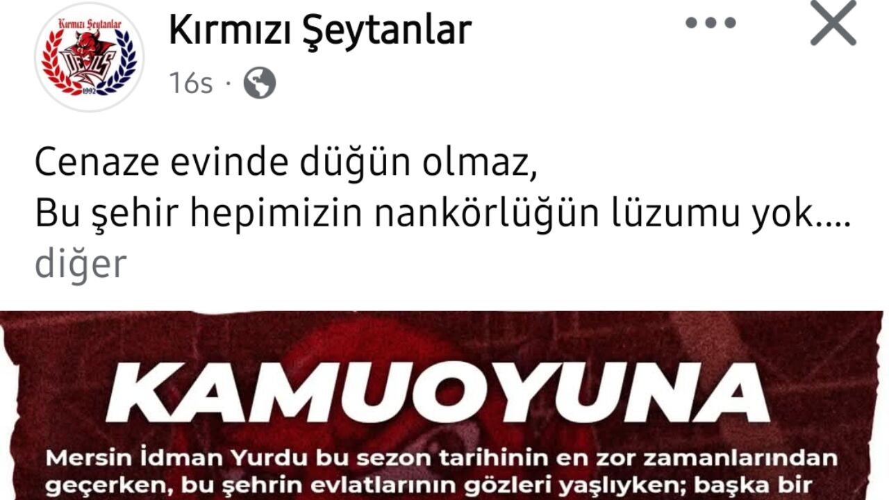 Mersin'de "Şampiyonluk Kutlaması" Gerginliği