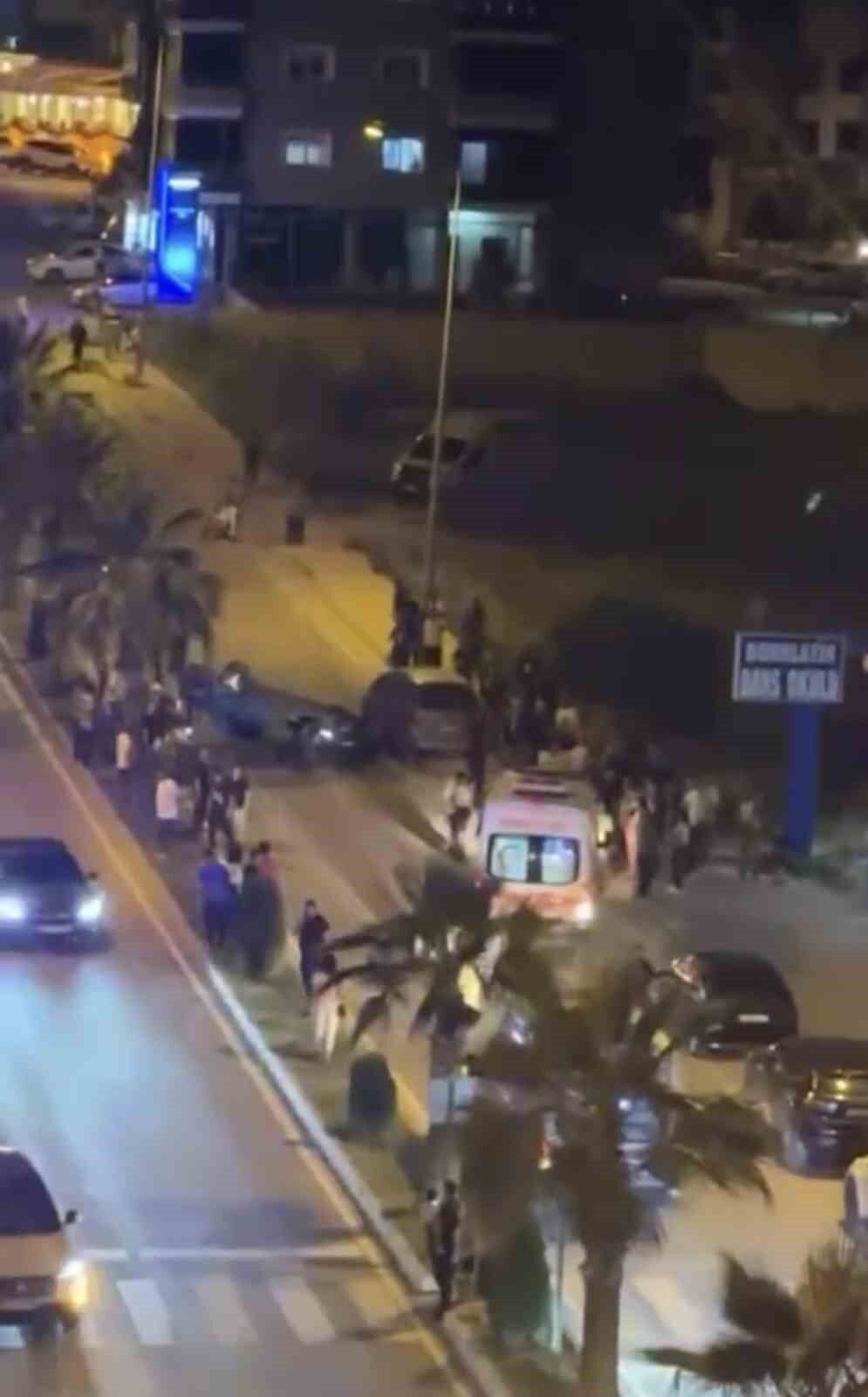 Kaza yapan araçtaki 3 kişi kaçtı, kısa sürede polise yakalandı