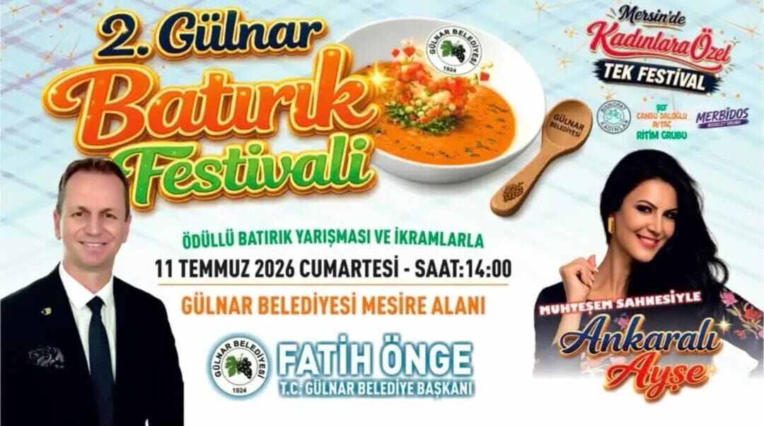 Gülnar'da 2. Batırık Festivali Heyecanı Başlıyor