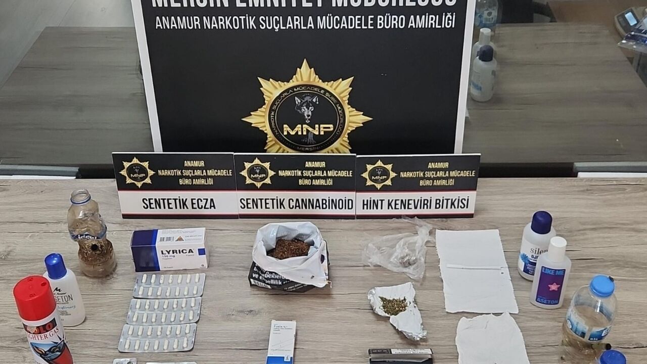 Anamur'da Şafak Operasyonu: 31 Adrese Baskın, Silah ve Sakinleştirici Ele Geçirildi