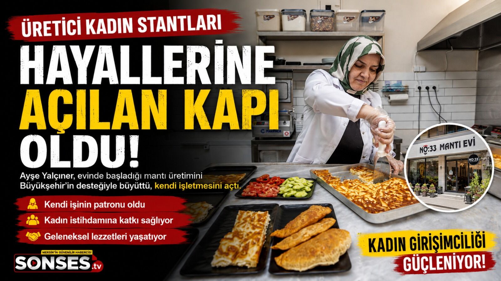 Mersin'de Evde Başlayan Üretim İşletmeye Dönüştü