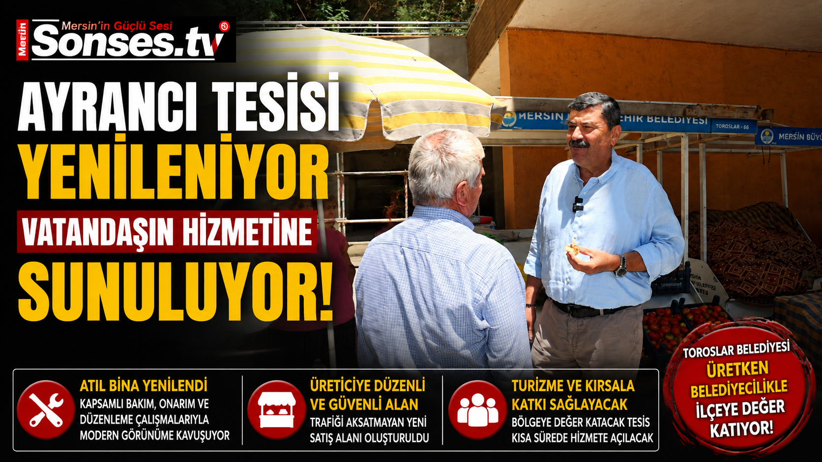 Toroslar’da Atıl Tesis Hizmete Açılıyor