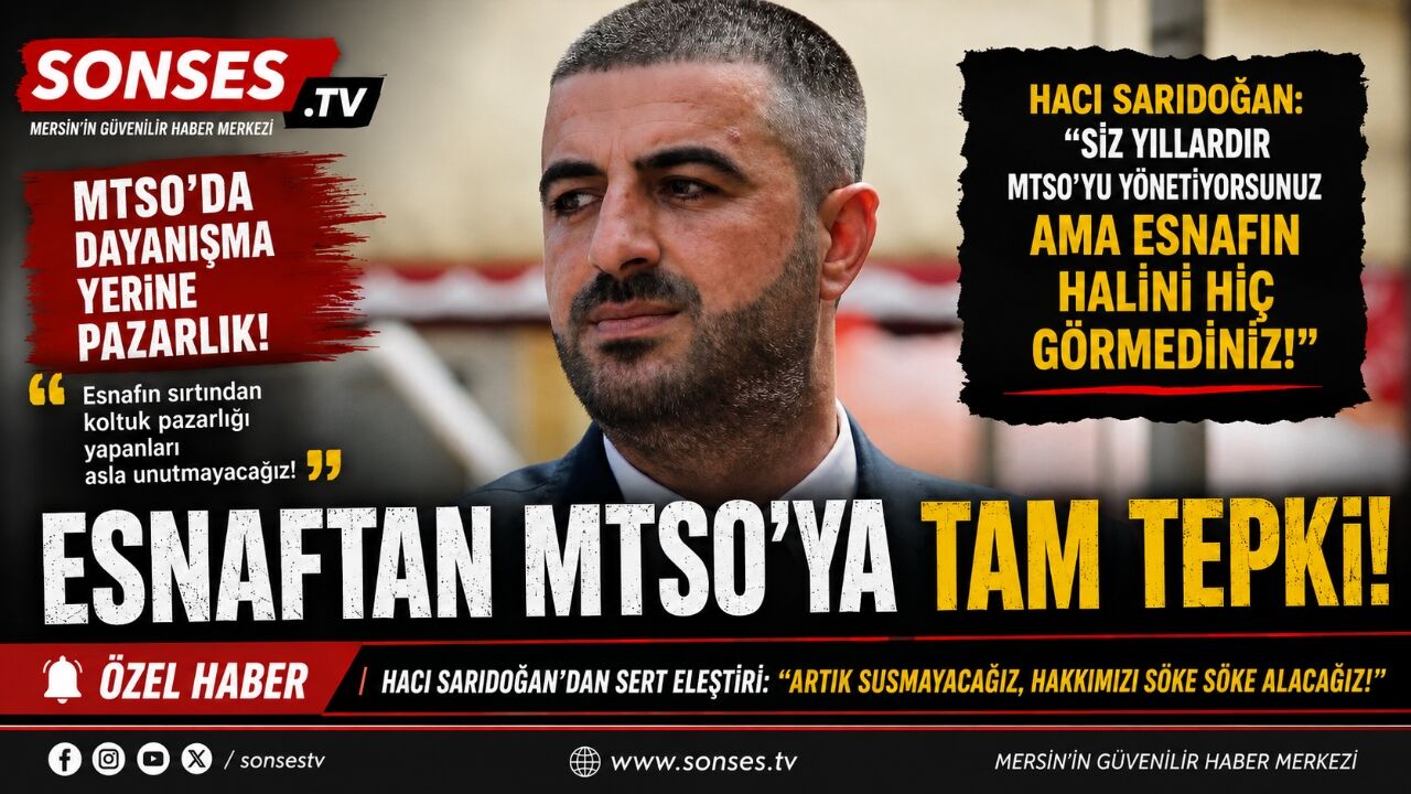 Esnaf MTSO'da Koltuk Düzenine İsyan Etti!