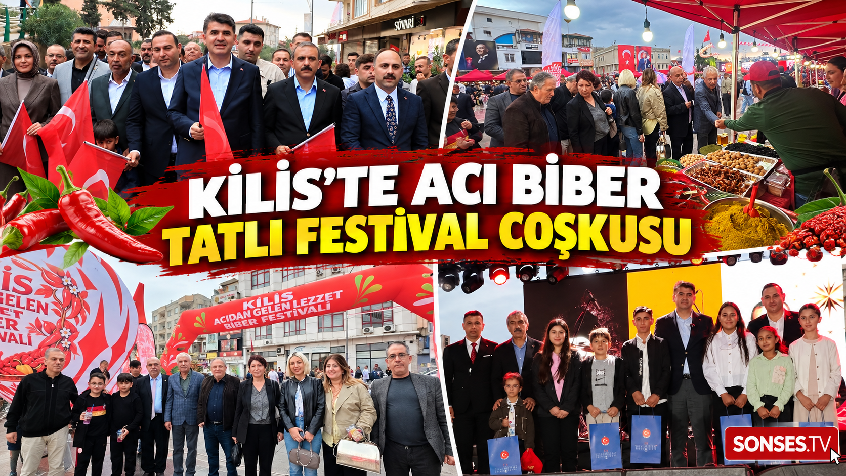 Kilis’te acı biber, tatlı festival coşkusu