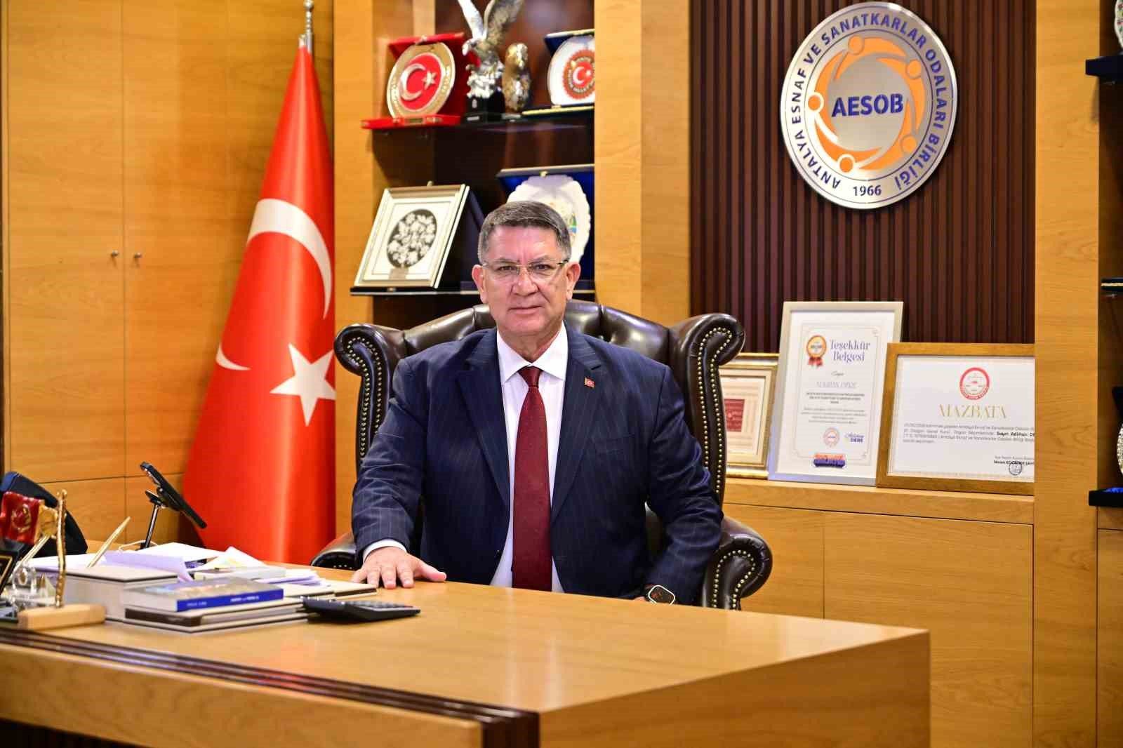 AESOB Başkanı Dere'den sahte indirim uyarısı